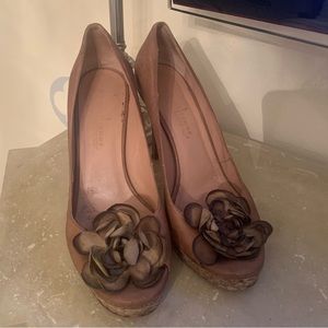 Made in Italy peep toe heels